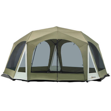 Outsunny 6-Sided Hexagon 8 Person Tent with Carry Bag & Reviews 